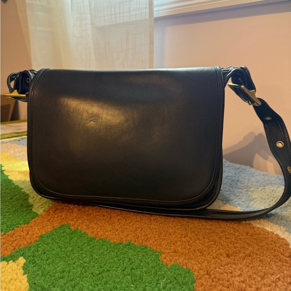 Coach 9951 Legacy Black Leather Crossbody Bag